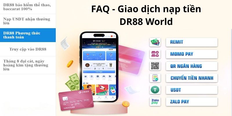DR88 không phụ thu phí giao dịch của cược thủ tại cổng game